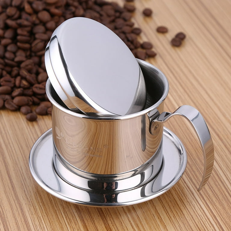  Stainless Steel Coffee Pot Coffee Pot Coffee Dripper Coffee-  Gravity Insert Coffee Maker Filters for Coffee Shop Office : Home & Kitchen