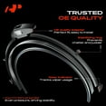 thumbnail image 4 of A-Premium Pack of 2 Windshield Wiper Blades with Wear Indicator & Towel - Compatible with Chevrolet Cruze 2011-2015, Blazer 2019-2024 - 24" and 18", Hook, Left and Right, 4 of 6