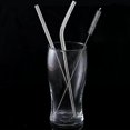 thumbnail image 3 of Reusable Stainless Steel Straws 12 Pack (6 Straight Straws + 6 Bent Straws), 21cm Edible Straws with 2 Cleaning Brushes, Ice Milk, Cocktail, Smoothie, 3 of 5