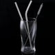 thumbnail image 3 of Reusable Stainless Steel Straws 12 Pack (6 Straight Straws + 6 Bent Straws), 21cm Edible Straws with 2 Cleaning Brushes, Ice Milk, Cocktail, Smoothie, 3 of 5