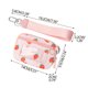 thumbnail image 2 of Estuche de pulsera impermeable con ranura transparente y diseño de fresa y cereza. Estuche de pulsera portátil, impermeable, con ranura transparente para tarjetas, diseño de fresa y cereza., 2 of 7