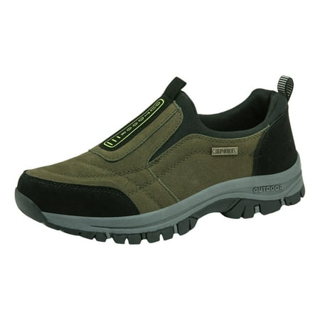 

Mzoazpie Men s foreign Trade Mountaineering Men Sneaker Shoes Men s Shoes Spring Men Sneaker 12 and Summer Outdoor Shoes Slip off Road Climbing Shoes Breathable Sports Shoes Hiking Shoes