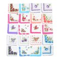 thumbnail image 3 of 40Pcs Vintage Style Floral Flowers Handkerchief Lady Women Mocket Cotton Hanky, 3 of 6