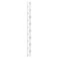 thumbnail image 4 of Ekena Millwork 94"H x 1/8"T Bridgeport Adjustable Acrylic Decorative Slat Wall Panel Kit, White (contains 11 Slats + 1 Straight Edge Starter Slat), 4 of 11