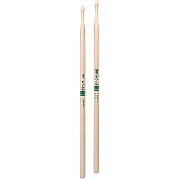 ProMark Rebound 5A Raw Hickory Drumsticks, Acorn Wood Tip
