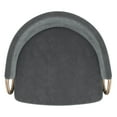 thumbnail image 7 of Contemporary Home Living Bucket Seat Counter Stool - 34.75" - Gray and Gold, 7 of 7