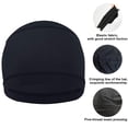 thumbnail image 4 of TOPTIE Skull Cap Sweat Wicking Helmet Liner Cooling Bicycle Cycling Running Hat-Grey, 4 of 7