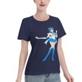 thumbnail image 2 of T-Shirt Basique à Manches Courtes pour Femmes Sailor Moon Mizuno Ami, 2 of 6