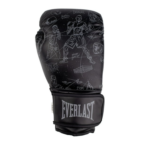 Guantes De Box Everlast Graficos 16 Oz Negro
