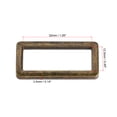 thumbnail image 2 of Unique Bargains 32x12.5mm Rectangle Buckles Electroplated Bronze Tone 6 Pack, 2 of 7