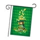 thumbnail image 5 of Bandera de jardín vertical para el Día de San Patricio, sombrero de duende para exteriores Estilo C, 5 of 9