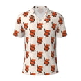thumbnail image 2 of Daiia Snake Around Heart Pattern Men’s Polo Shirts,Solid Deck Shirt,Classic Fit, Breathable Cotton Polo for Casual and Sport Wear-Small, 2 of 9