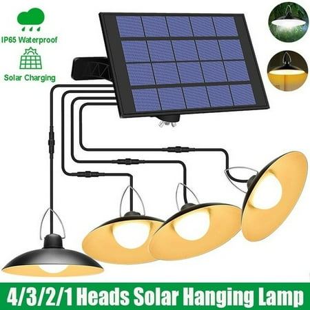 

1/2/3/4 Vintage LED Solar Lamp Outdoor Solar Bulb Chandeliers Light 1/2/3/4 Head LED Solar Spotlight 25W 30W LED Waterproof Porch Outdoor Camping