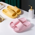 thumbnail image 3 of Pillow Slides, Pillow Slides,Unisex Shower Slide Sandal Summer Slippers Non-Slip Soft Pool Slides with Thick Sole,Open Toe Style Slippers,Ultra-Soft Slippers Extra Soft Cloud Shoes Nude Pink 35-36, 3 of 5