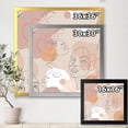 thumbnail image 4 of Designart 'Abstract Woman Portraits With One Line ' Modern Framed Art Print, 4 of 4