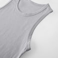 thumbnail image 5 of 2 Piece Kids Boys Basketball Jersey Set Youth Lightweight Basketball Tank Top and Track Shorts Gray 1-2 Years, 5 of 6