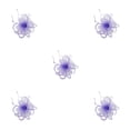 thumbnail image 2 of pitrice 1/2/3/5 Maille Fascinator Femmes Coiffure Prom Maquillage Nuptiale Scène Réglable Performance Photo Coiffe Fille Bande de Cheveux Violet Clair 5PCS, 2 of 6