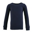 thumbnail image 3 of Hudson Baby Thermal Long Underwear 2pc Set, Navy, 4T, 3 of 4