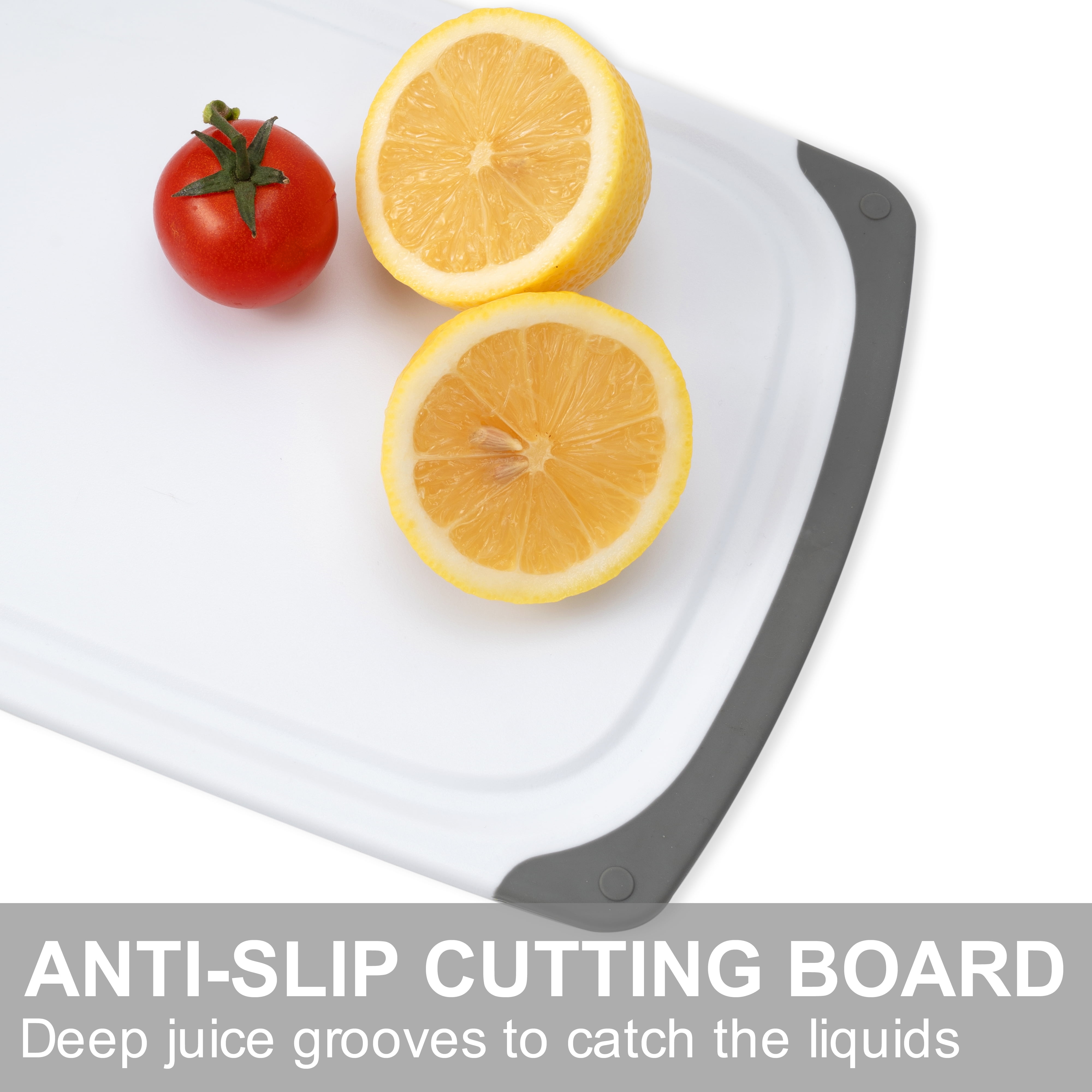 Martha Stewart Plastic Cutting Board Set - White, 2 pc - Fry's Food Stores