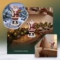 thumbnail image 4 of Dolstice Christmas Santa Claus Figurines, Standing Santa Claus Figure with Wish List Scroll and Gift Boxes, Gifts for Winter Home Table Xmas Party, 4 of 7