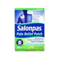 thumbnail image 2 of Salonpas Pain Relieving Menthol and Methyl Salicylate Patch, 20 Count, for Back, Neck, Shoulder, Knee Pain and Muscle Soreness, 12 Hour Pain Relief - 5 Pack, 2 of 5