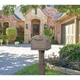 thumbnail image 4 of Gibraltar Mailboxes GHC40M01 Grand Haven Decorative Package Mailbox, Extra Large, Mocha, 4 of 4