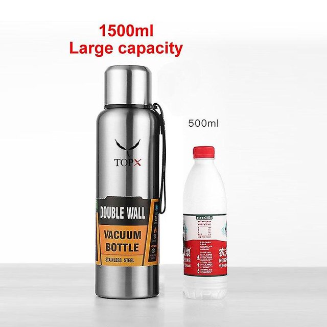 Termo doble de acero inoxidable de gran capacidad de 1500 ml Milit