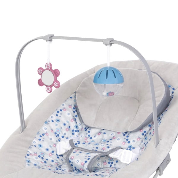 Baby Trend My First Rocker to Bouncer for Babies and Toddlers, Daisy Pink