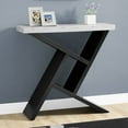 thumbnail image 5 of Monarch Specialties Accent Table, Console, Entryway, Narrow, Sofa, Bedroom, Grey And White Laminate, 5 of 5