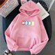 thumbnail image 1 of BTS HOBI mujeres sudadera con capucha Streetwear mujeres HOBI alfabeto inglés coreano Bulletproof Youth League impreso sudadera Casual cuello redondo sudadera Top, 1 of 4