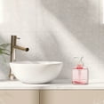thumbnail image 2 of Unique Bargains 1 Pc Simple Square Soap Pump Dispenser for Bathroom Laundry Rooms 250ml Clear Pink, 2 of 6