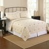 Better homes & gardens orion quilt, twin, Off-white