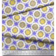 thumbnail image 3 of Soimoi Cotton Duck Fabric Geometric & Flower Artistic Decor Fabric Printed Yard 42 Inch Wide, 3 of 3
