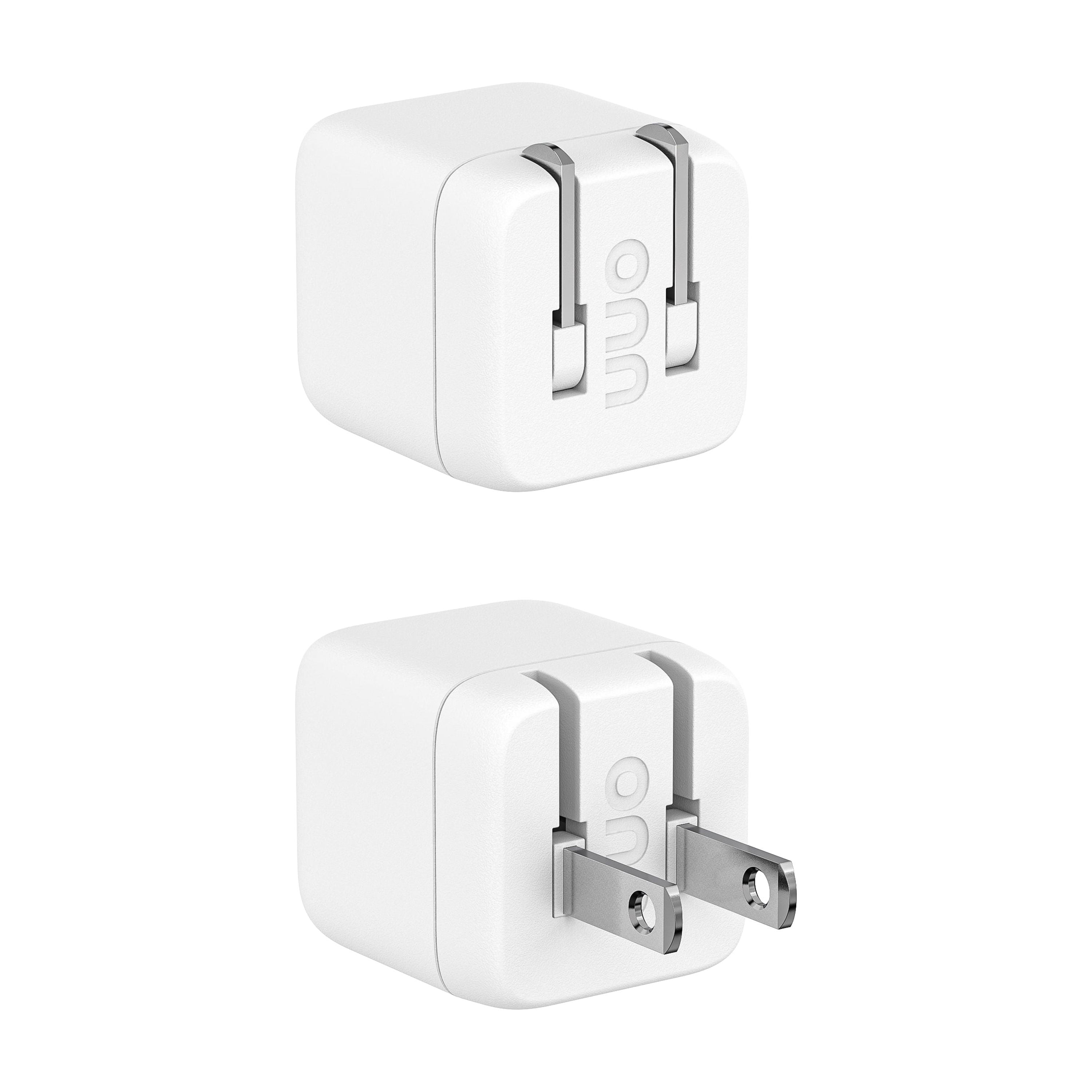 (5 pack) onn 20W Single USB-C Port Wall Charger with 3ft Lighting to C Cable, Fast Charging, MFI & USB-IF Certified, Foldable Plug, White