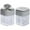 Gray, variant on Bxaolu 2 Pack 4 in 1 Spice Container Salt and Pepper Shaker, Transparent Seasoning Shaker Can Filter Spice Jars for Home Kitchen Restaurant Camping Travel Cooking BBQ, Gray