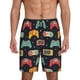 thumbnail image 1 of Fotbe Retro Video Game Pantalones Cortos de Pijama para Hombre, Ropa de Dormir, Pantalones de Pijama Cortos para Hombre-Large, 1 of 6