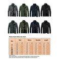 thumbnail image 2 of Frontwalk Mens Sherpa Jackets Solid Color Outwear Zip Up Fleece Jacket Winter Casual Polar Coats Long Sleeve Gray-Velvet XL, 2 of 2