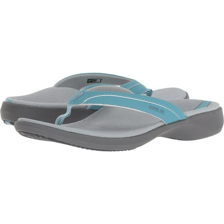 SOLE Women's Sport Flip Flops, Mineral, 7 B(M) US