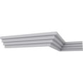 thumbnail image 6 of 4 1/4"H x 4 1/4"P x 6"F x 94 1/2"L Eris Step Crown Moulding, 6 of 14