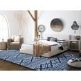 thumbnail image 4 of SAFAVIEH Tulum Lakisha Oriental Area Rug, Navy/Ivory, 9' x 12', 4 of 10
