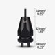 thumbnail image 2 of Fiudx Ofertas Flash Artículos En Oferta Tuerca Neumática Conexión Hembra Tapa De Varilla Accesorios De Rodamiento De Varilla De Amarre, 2 of 2