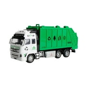 Angle View: 1:38 Alloy Car Series Tow Truck Trailer Garbage Car Fire Truck Transport Vehicles For Kids Toys