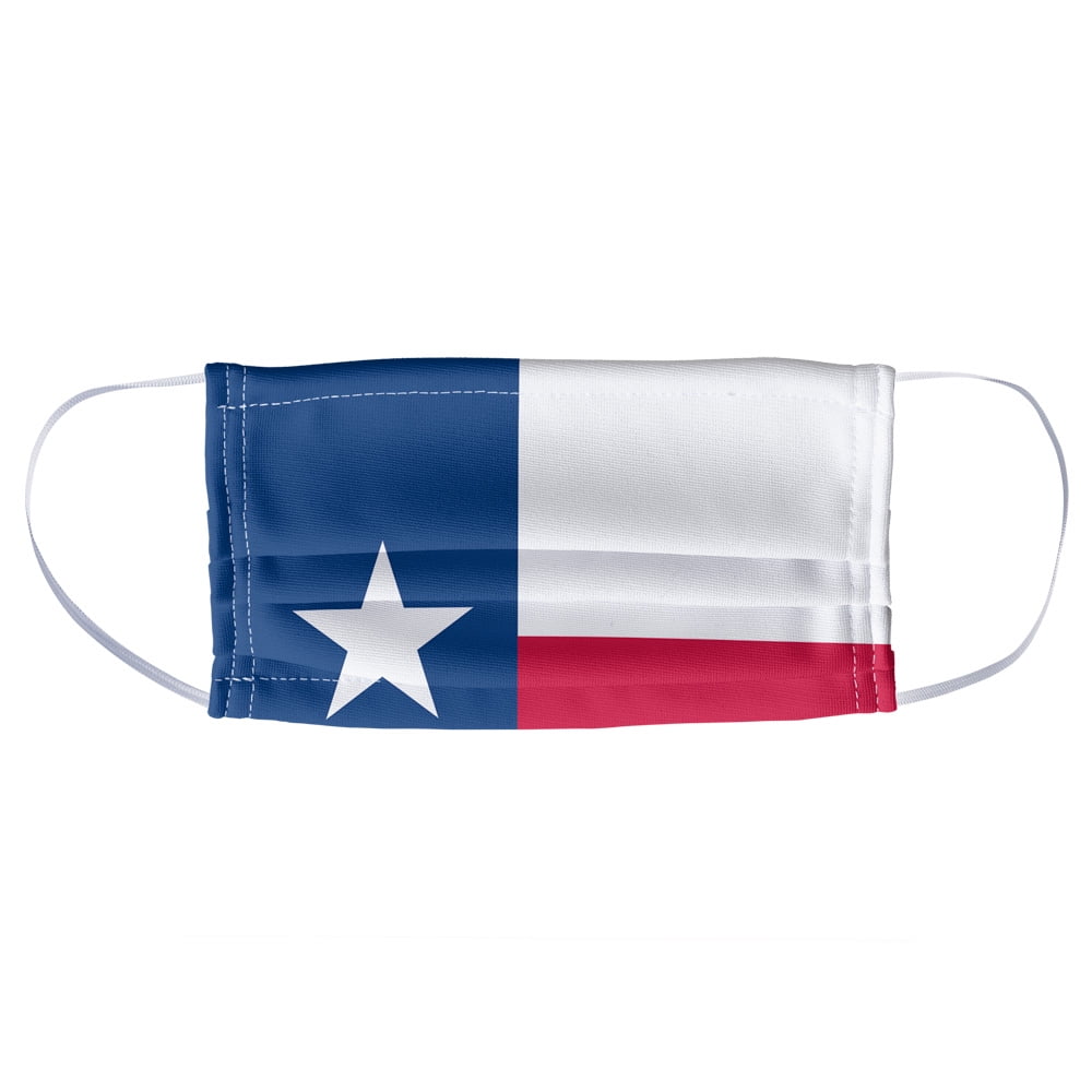 Texas Flag 1-Ply Reusable Face Mask Covering, Unisex