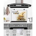 thumbnail image 5 of nqOlkjepod Large Induction Cooktop Protector Mat 24"x21", Yellow Gnomes Stove Top Covers for Electric Stove, Sunflower Bee Pastoral Botanical Retro Stove Burner Cover Mats, Glass Top Stove Cover, 5 of 8