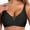 Black, variant on Comfortable Women's Plus Size Deep V Seamless Bra Smart Push Up Wireless Support for Big Chest Ideal for Everyday Use Beige,S