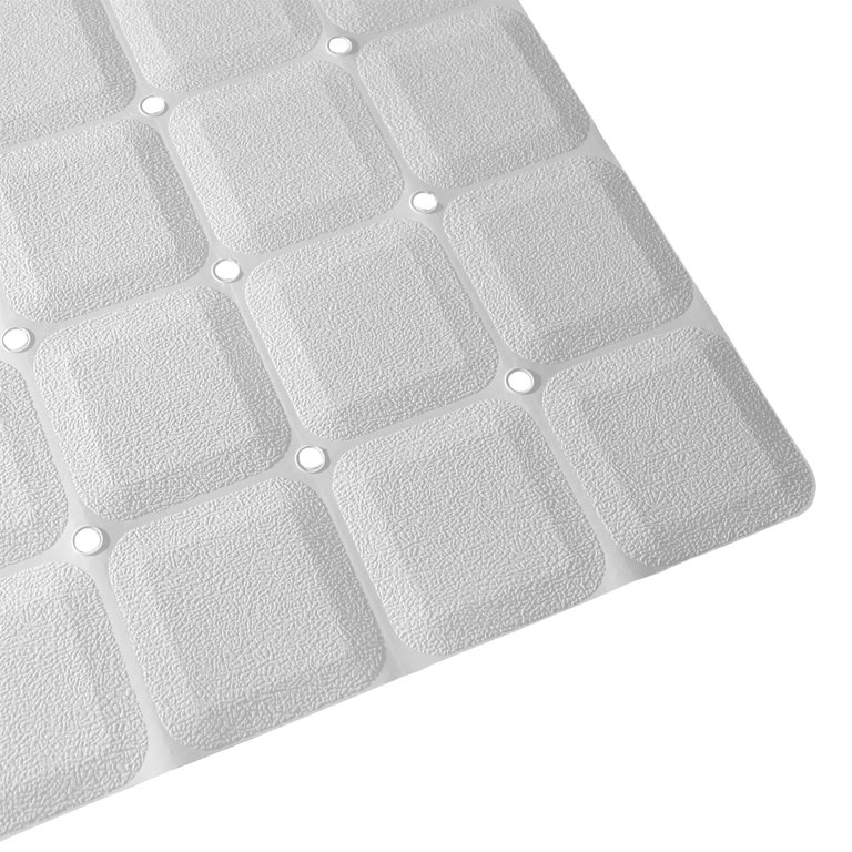 White Rubber Bath Mat 14