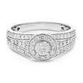 thumbnail image 2 of Vir Jewels 1 CTTW Diamond  Wedding Ring Sets for Women 14K White Gold Multi Row Engagement, 2 of 9
