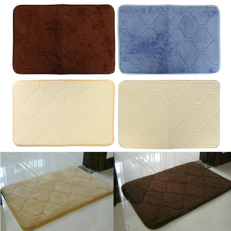24 X16 Non Slip Memory Foam Rug Bath Mat Bathroom Bedroom Mats