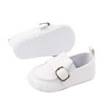 thumbnail image 2 of nvzhuang Baby Daily Unisex Shoes, Solid Color Anti-Slip Newborn Soft Sole Home Elastic Shoes for Toddlers, First Walker, 0-18 Months, 2 of 6