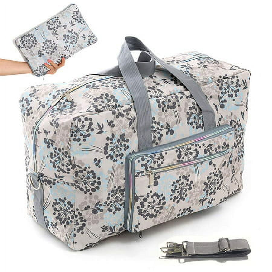 WJKB Travel Duffle Bags Sports Tote Gym Bag Shoulder Weekender Overnight Duffel Bag for Women